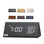 Wooden Smart Alarm Clock Branded