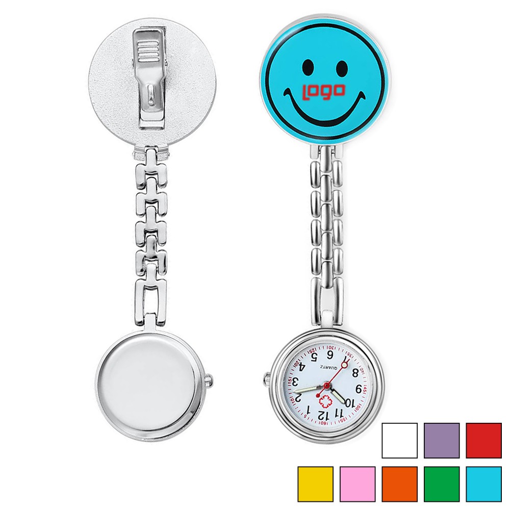 Custom Imprinted Nurse Pocket Watch w/ Clip