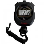 Custom Imprinted Electronic Digital Sport Stopwatch Timer Large Display with Date Time and Alarm Function