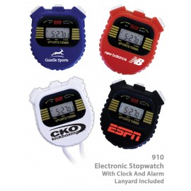 Digital Stop Watch with Chronometer & Alarm Branded