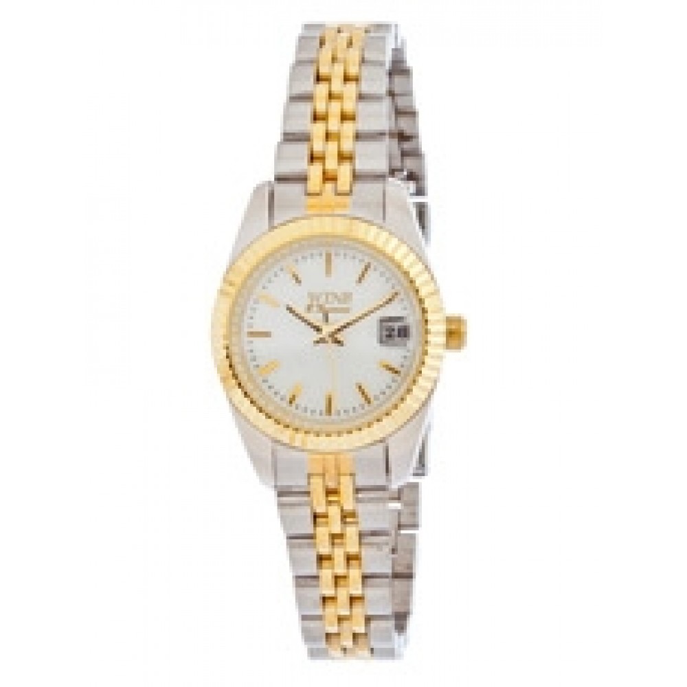 Logo Printed ABelle Promotional Time Jupiter Two Tone Lady's Watch