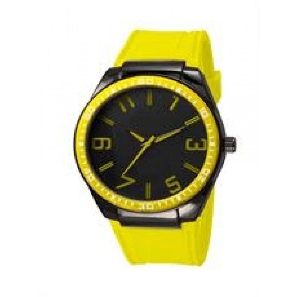 Captivate by Abelle Promotional Time Yellow Watch Branded