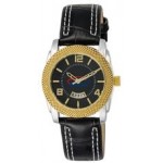 ABelle Promotional Time Maverick Ladies' Gold/Silver Watch w/ Leather Band Custom Imprinted