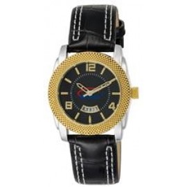 ABelle Promotional Time Maverick Ladies' Gold/Silver Watch w/ Leather Band Custom Imprinted