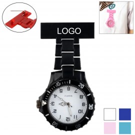 Medical Plastic Nurse Pin Watch Logo Printed