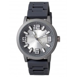 Branded ABelle Promotional Time Enigma Gun Metal Men's Watch with silicone strap