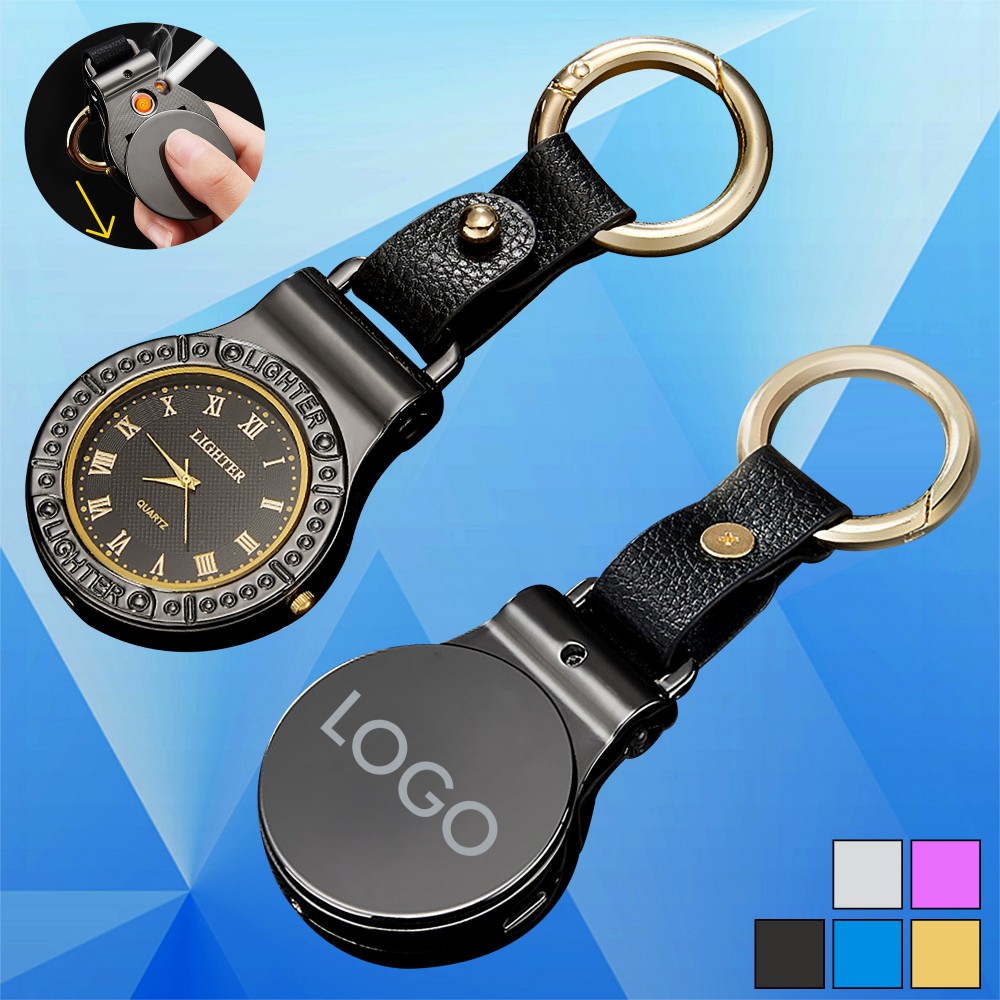Rechargeable Pocket Watch and Light w/ Lighter Branded