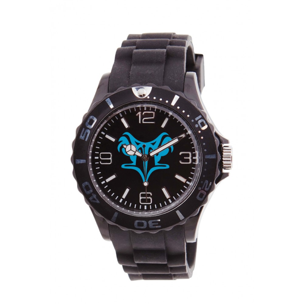 Custom Imprinted Black Fusion Watch by ABelle Promotional Time