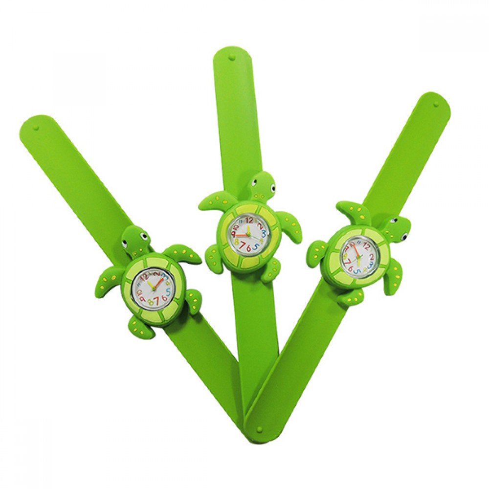 Children Custom Silicone Slap Watch Logo Printed Children Custom Silicone Slap Watch Logo Printed