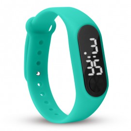 Silicone Pedometer Watch Logo Printed