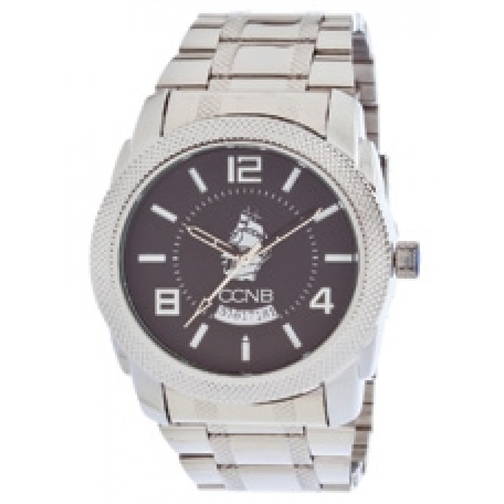 Custom Imprinted ABelle Promotional Time Maverick Silver Men's Watch
