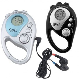 Branded FM Scan Radio w/ Stop Watch  Branded FM Scan Radio w/ Stop Watch