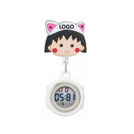 Branded Cartoon Digital Display Pocket Nurse Watch