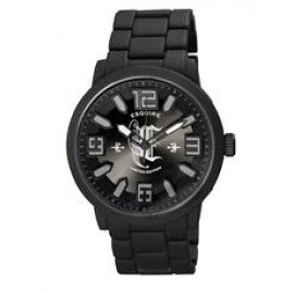 Logo Printed ABelle Promotional Time Enigma Black Men's Watch