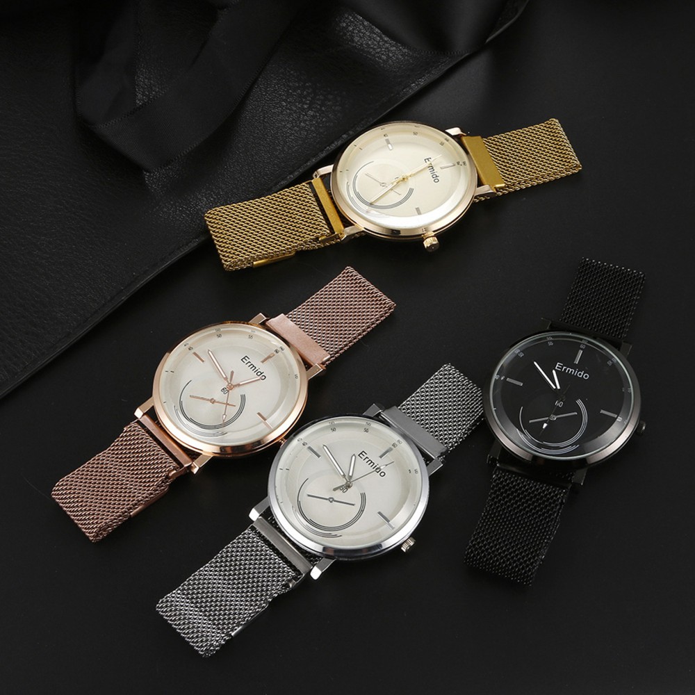 Logo Printed Strap Watch