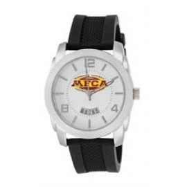 ABelle Promotional Time Maverick Men's Silver Watch w/ Rubber Strap Branded