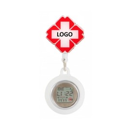 Custom Imprinted Digital Display Medical Silicone Pocket Nurse Watch  Custom Imprinted Digital Display Medical Silicone Pocket Nurse Watch