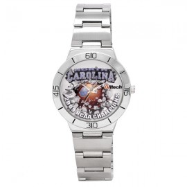 Sporty Design Bracelet Watch with matching silver tone band & secure clasp closure, Japan movement Custom Imprinted