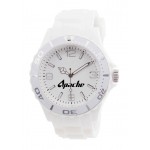 Custom Imprinted White Fusion Watch by ABelle Promotional Time