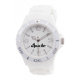 Custom Imprinted White Fusion Watch by ABelle Promotional Time Custom Imprinted White Fusion Watch by ABelle Promotional Time