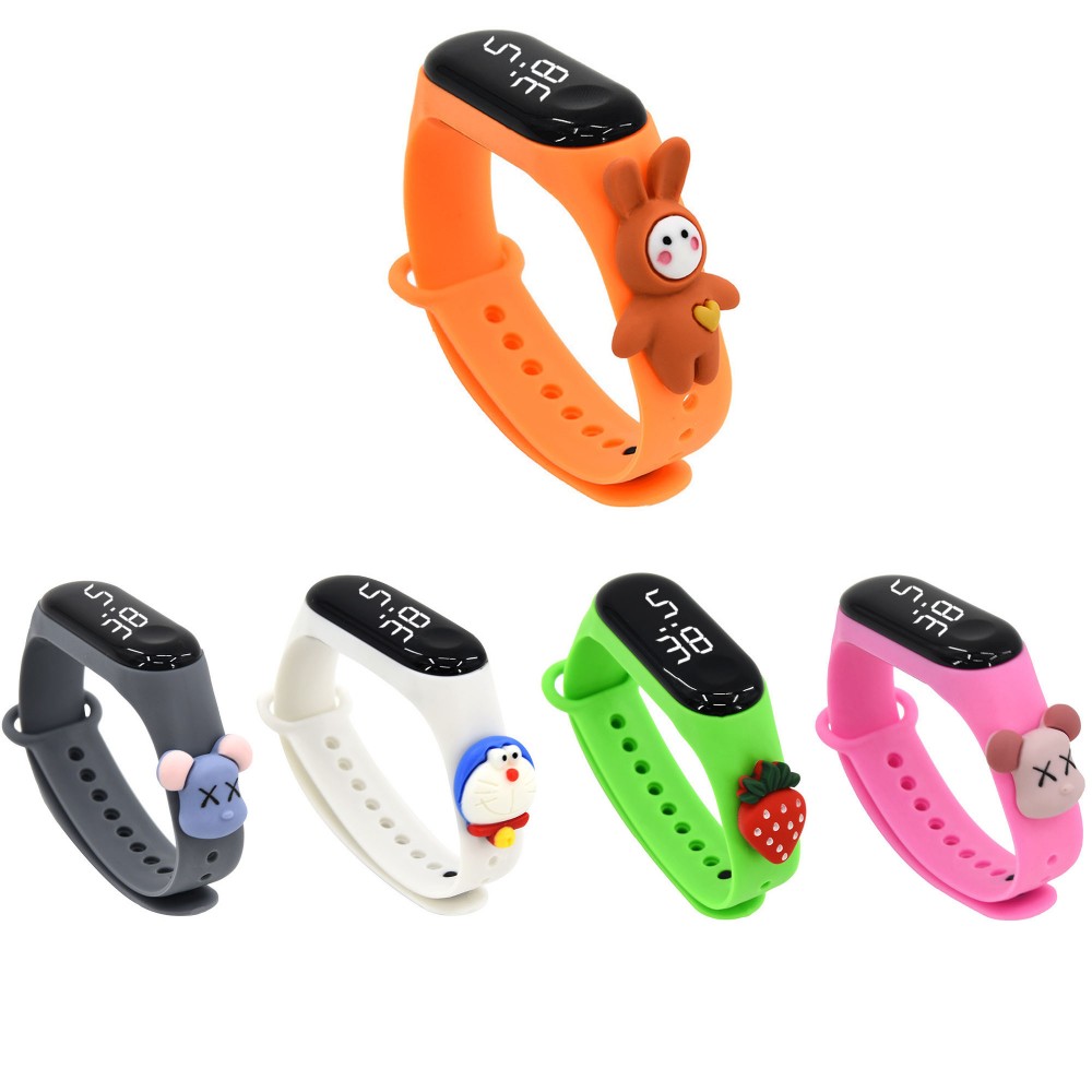 Branded Waterproof Silicone LED Electronic Watch