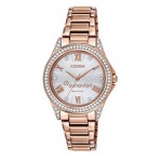 Custom Imprinted Citizen Eco-Drive Women's Rose Gold-Tone Bracelet Watch from Pedre