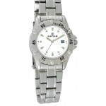 Branded Women's Pedre Royale Stainless Steel Bracelet Watch w/ White Dial