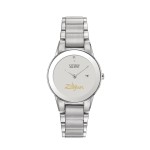 Citizen Eco-Drive from Pedre Women's Axiom Stainless Steel Bracelet Watch Logo Printed