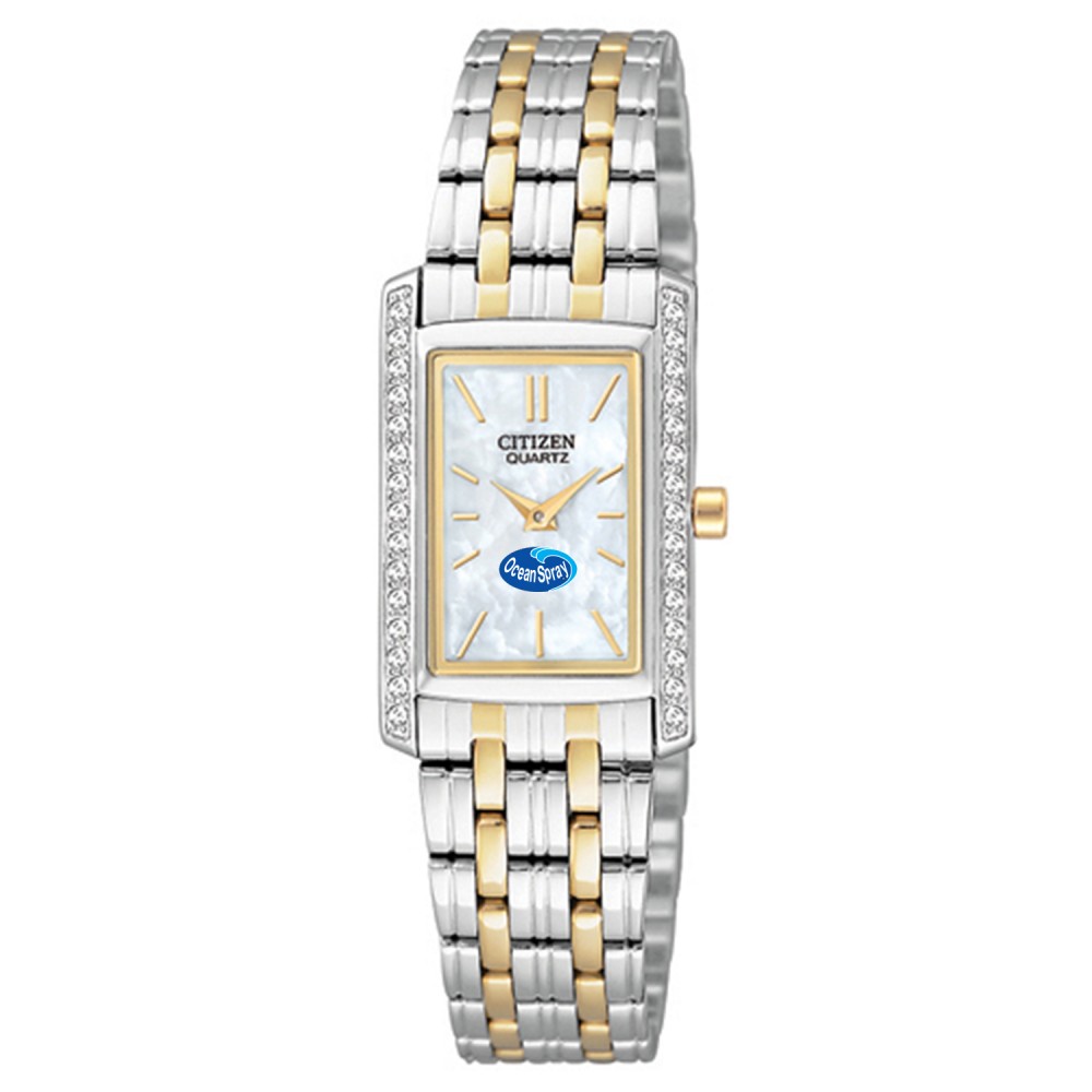 Citizen Women's Two-Tone Crystal Bracelet Watch Branded Citizen Women's Two-Tone Crystal Bracelet Watch Branded