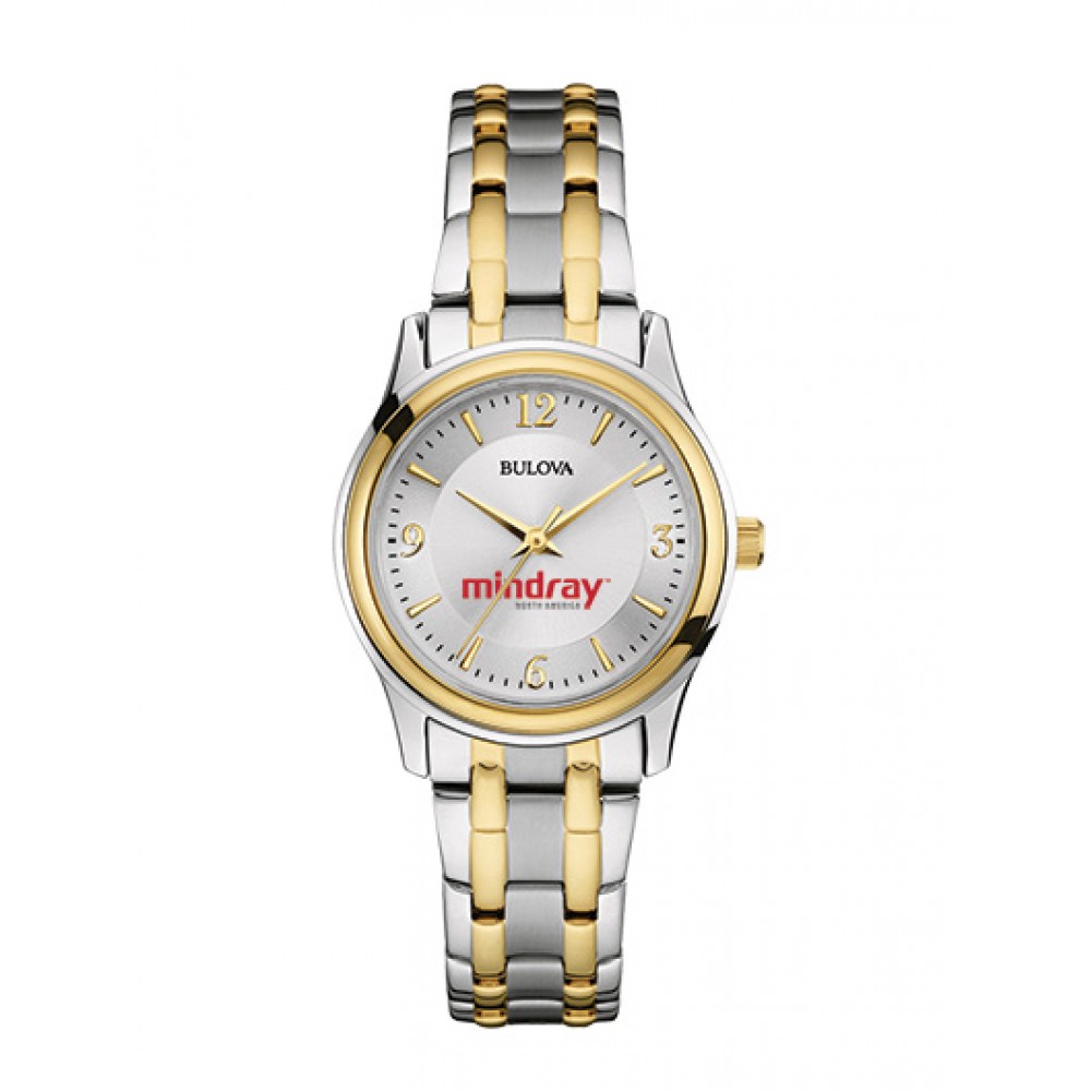 Branded Bulova Corporate Collection Women's Two-Tone Bracelet Watch (Silver/Gold) Branded Bulova Corporate Collection Women's Two-Tone Bracelet Watch (Silver/Gold)