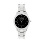 Logo Printed Pedre Women's Inspire Watch (Black Dial)