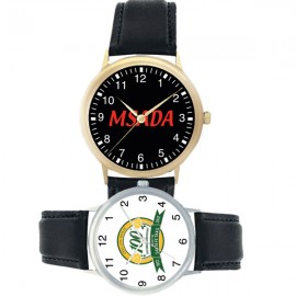 Budget Collection Watch w/Simple Bezel Logo Printed