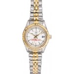 Custom Imprinted Pedre Women's 5th Avenue Two-Tone Watch (White Dial)