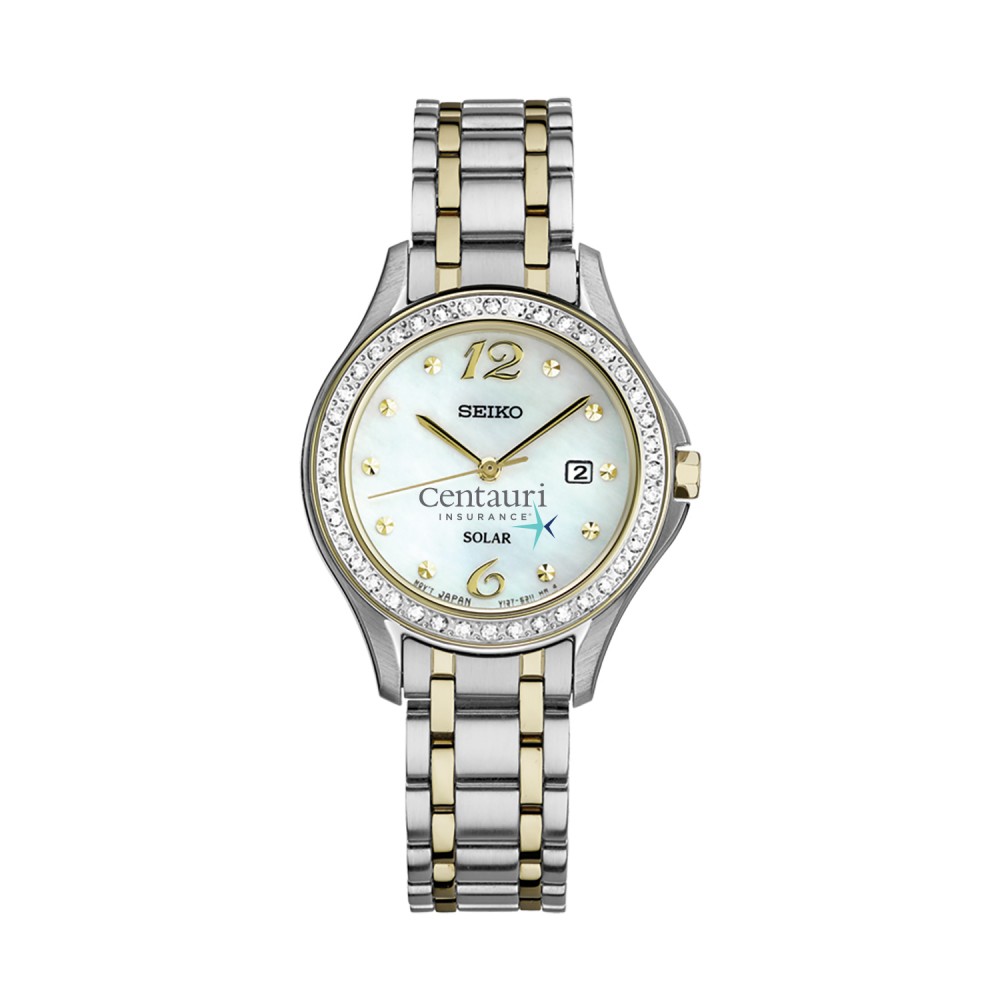 Women's Seiko Crystal Bracelet Watch Custom Imprinted Women's Seiko Crystal Bracelet Watch Custom Imprinted
