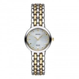Custom Imprinted Women's Seiko Essentials Bracelet Watch (Silver Dial)  Custom Imprinted Women