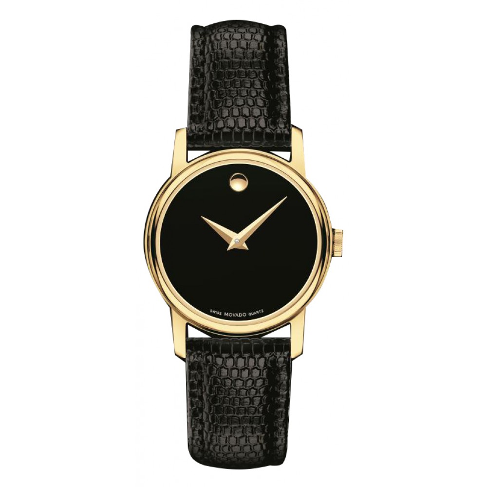 Logo Printed Women's Movado Classic Museum Watch Logo Printed Women's Movado Classic Museum Watch