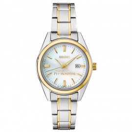 Women's Seiko Quartz Watch with Logo  Women