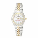 Women's Citizen Quartz Crystal Bracelet Watch with Logo