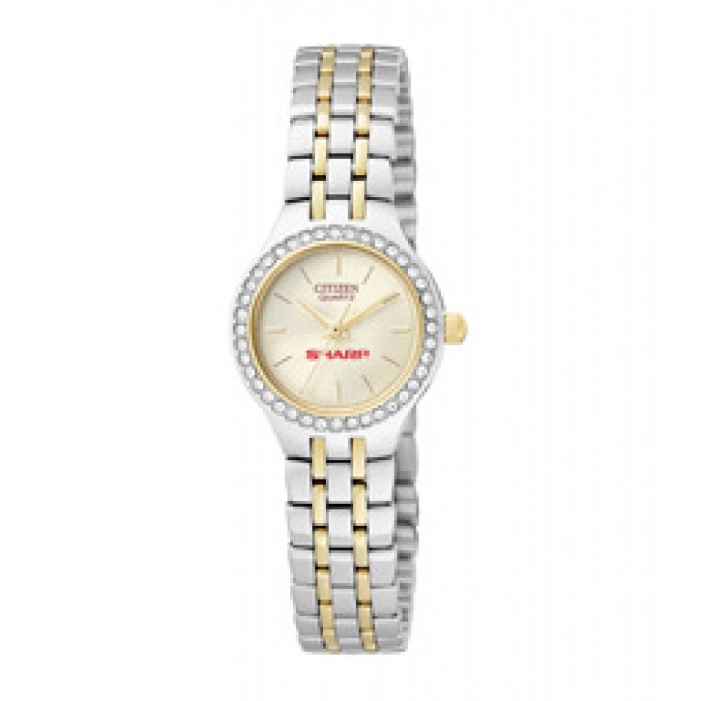 Branded Women's Citizen Two-Tone Bracelet Watch (Champagne Dial) Branded Women's Citizen Two-Tone Bracelet Watch (Champagne Dial)