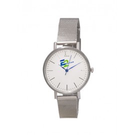 Logo Printed Pedre Women's Scandia Watch (White Dial)