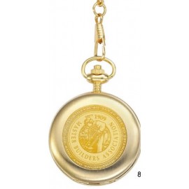 Branded Pedre Unisex Medallion Gold-Tone Pocket Watch  Branded Pedre Unisex Medallion Gold-Tone Pocket Watch