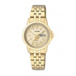 Women's Citizen Gold Watch with Logo