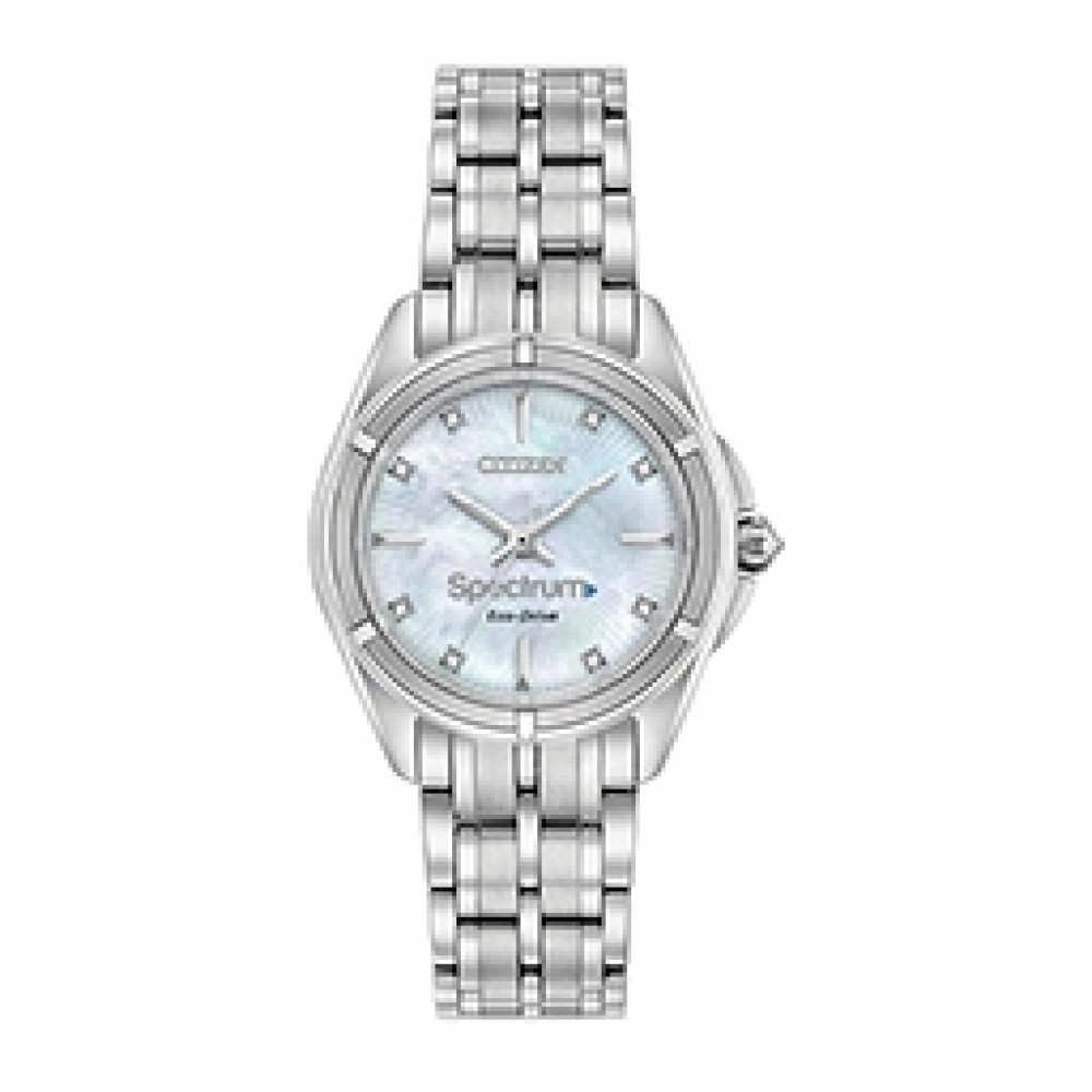 Custom Imprinted Women's Citizen Eco-Drive Diamond Bracelet Watch Custom Imprinted Women's Citizen Eco-Drive Diamond Bracelet Watch