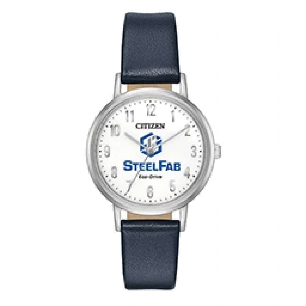 Logo Printed Women's Citizen Eco-Drive Chandler Watch (Black Strap) Logo Printed Women's Citizen Eco-Drive Chandler Watch (Black Strap)