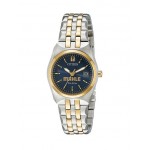 Women's Citizen Eco-Drive Two Tone Watch (Blue Dial) with Logo