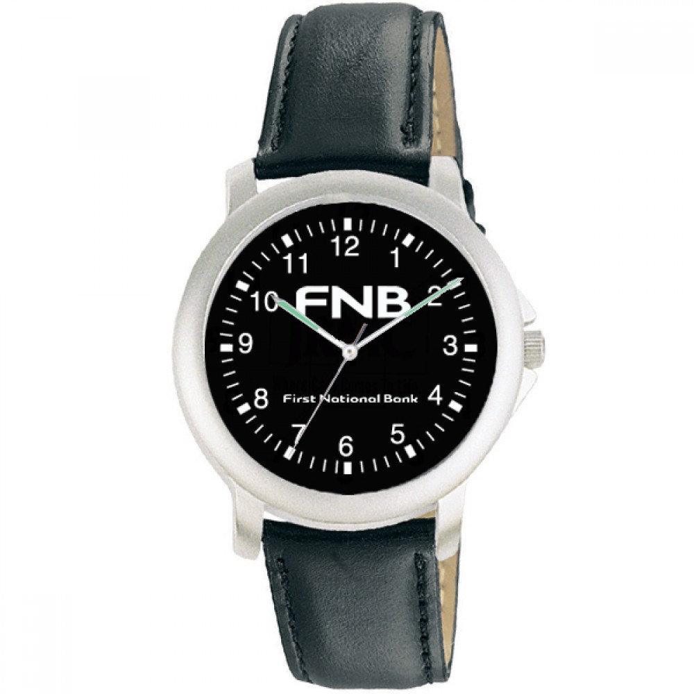 Budget Collection Matte Silver color Watch Logo Printed