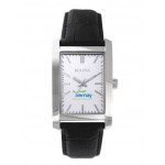 Logo Printed Bulova Women's Corporate Classic Silver Tone Watch