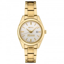 Women's Seiko Quartz Watch with Logo