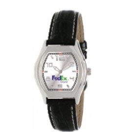 Women's Pedre Soho Watch W/ Padded Crocodile Grain Strap Custom Imprinted