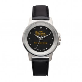 The Refined Watch - Mens - Black/Clear/Black Branded  The Refined Watch - Mens - Black/Clear/Black Branded